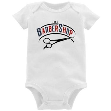 Imagem de Body Bebê The Barber Shop - Foca na Moda, Branco, M