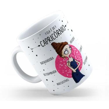 Imagem de Caneca Cerâmica Branca Que Signo Ela é 325ml - I Love Be Nerd