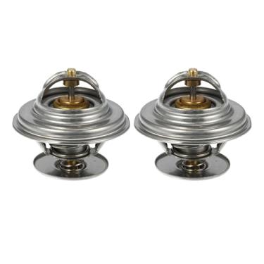 Imagem de X AUTOHAUX 2 peças 0022037675 Conjunto de carcaça do termostato de arrefecimento do motor para Mercedes-Benz C280 1994-1997 para Mercedes-Benz C36 para AMG 1995-1997