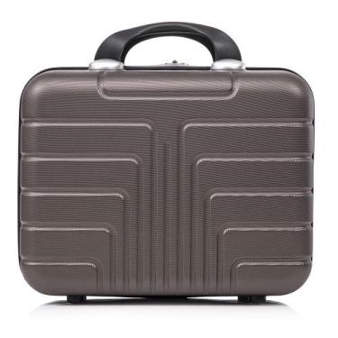 Imagem de Frasqueira De Mão Viagem Maleta Média Nécessaire Tripx, Café