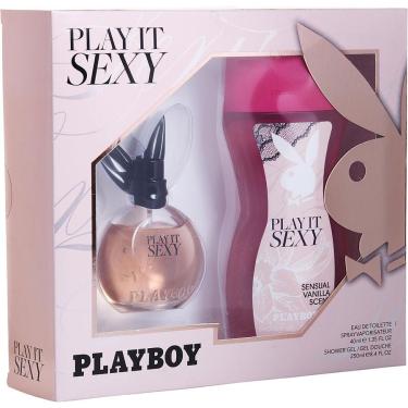Imagem de Perfume Feminino Playboy Play It Sexy Edt Spray 38 Ml & Gel De Banho 250