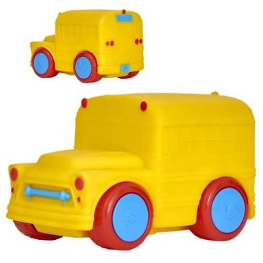 Imagem de Carrinho Buss De Brinquedo em Vinil Para Bebes Para Água - Puff Toys