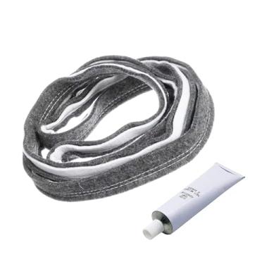 Imagem de Whole Parts Junta de vedação de tambor para secadora (adesivo incluído), peça nº 510207P - Substituição e compatível com algumas secadoras Alliance e Speed Queen