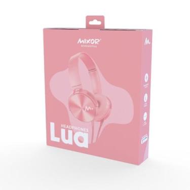 Imagem de Headphone Confortável Estiloso Leve Macio - Mixor, Rosa