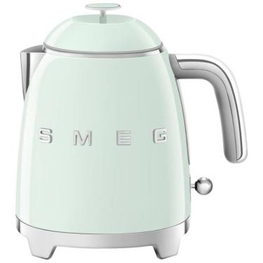 Imagem de Smeg 50s Mini Chaleira Elétrica 800 mL Aço Inoxidável, 1400W, 220V, Verde Pastel