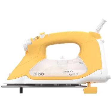 Imagem de Ferro de Passar TG1600 Pro Plus á Vapor, com Desligamento Automático, 1800W, 110W, OLISO 10003070, Amarelo