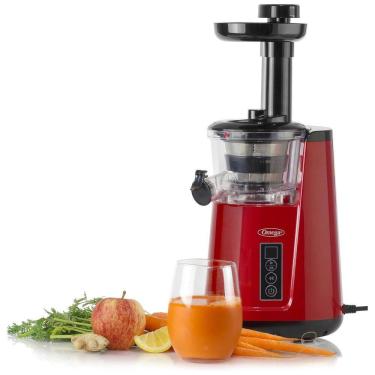 Imagem de Centrífuga de Frutas, Vidro, 150W, 110v, OMEGA JC3000RD13, Vermelho