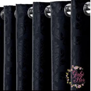 Imagem de Cortina de jacar Luxo Casa P/ sala e quarto 2,80 mts X 1,70mts - Gabi 