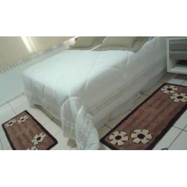 Imagem de Tapete frufru para quarto 2 peças - Valentina Confecções