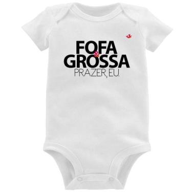 Imagem de Body Bebê Fofa e grossa - Foca na Moda, Branco, P