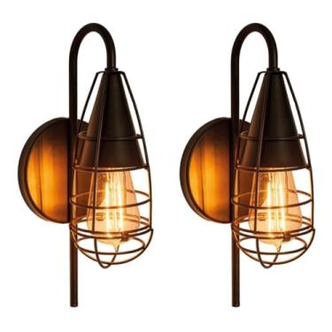 Imagem de Kit 2 Luminárias Arandela Parede Vintage Retrô Aramada 5509