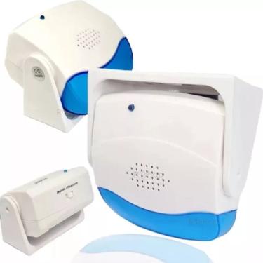 Imagem de Kit Com Dois Sensor De Presença Campainha Anunciador Sem Fio 36 Toques Ss Ideal