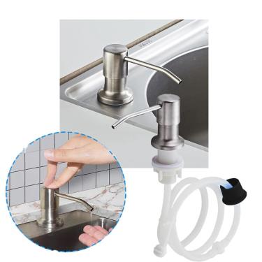 Imagem de Dispenser Dosador Mangueira Embutir Suporte Pia Cozinha Banheiro Tanque