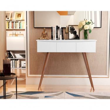 Imagem de Aparador Retrô 3 Gavetas Paris Branco