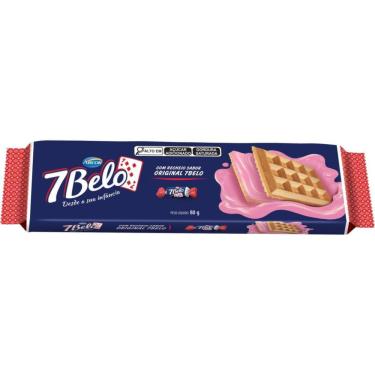 Imagem de Biscoito Wafer Recheio Framboesa Original 7 Belo 80g