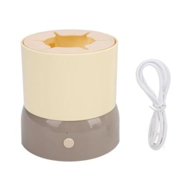 Imagem de Agitador de mamadeira de leite para bebê, máquina automática de mamadeira, carregador USB, aquecedor portátil de mamadeira, misturador de leite para mãos de baixo ruído para bebês (cáqui)
