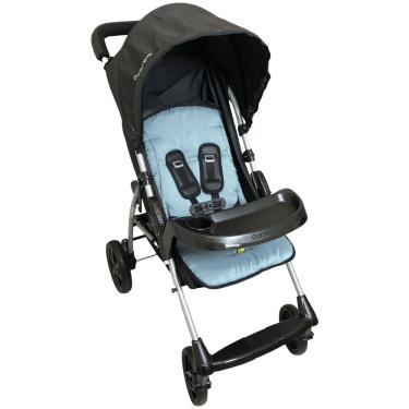 Imagem de Carrinho de Bebe para Passeio Berço Galzerano Romano Blue