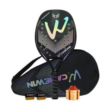 Imagem de Raquete de Tênis de Praia Camewin - Fibra de Carbono 3K - Superfície R