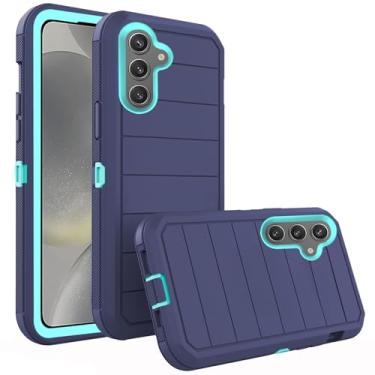 Imagem de Asuwish Capa de celular para Samsung Galaxy S24/S25 5G, capa de celular híbrida à prova de choque de grau militar, acessórios para celular de proteção rígida resistente de corpo inteiro S 24 24S 25