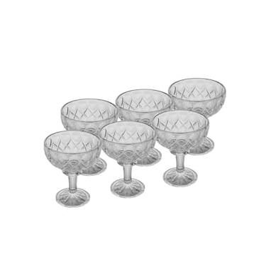 Imagem de Conjunto de Taças para Sobremesa Wolff Angel em Cristal 260ml – 6 Peças