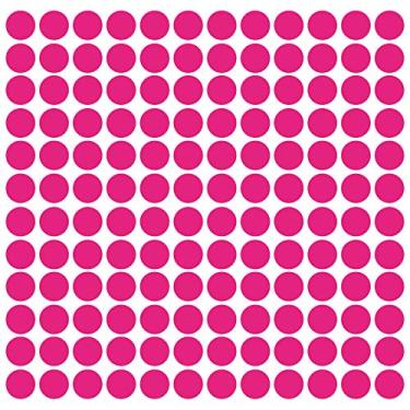 Imagem de Adesivo de Parede Bolinhas Rosa Pink 144un