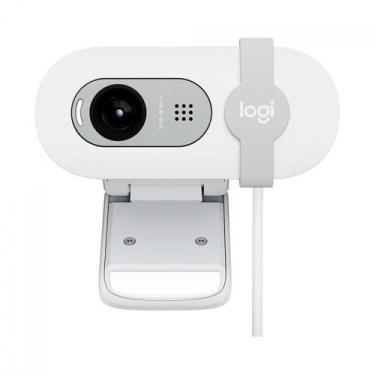 Imagem de Webcam Logitech Brio 100, Full HD 1080p, 30 FPS, USB, Branco, 960-0016