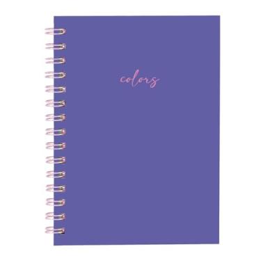 Imagem de Caderno Capa Dura Solid Colors Very Peri Rosa 100 Fls 14x20cm