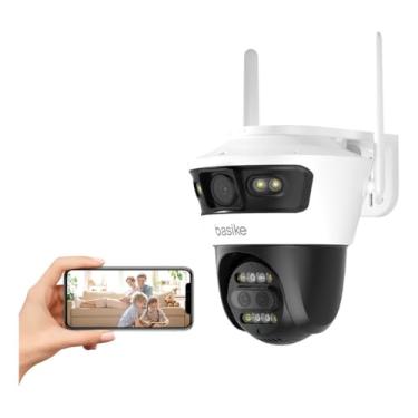 Imagem de Câmera De Segurança Wifi Espiã Inteligente Com Visão Noturna e Sensor Presença Externa A Prova D Agua IP66