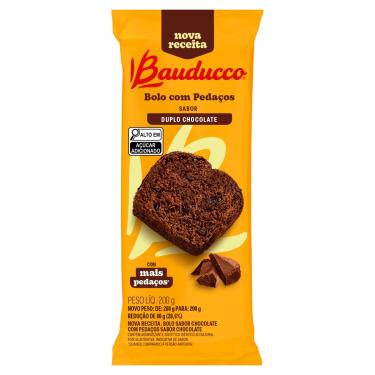 Imagem de Bolo Duplo Chocolate Bauducco 200g