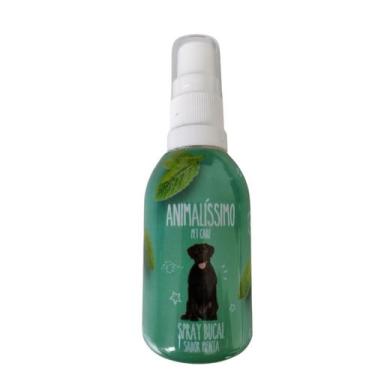 Imagem de Spray Bucal Animalissimo Cachorro Gato Cães Higiene Pet, Menta