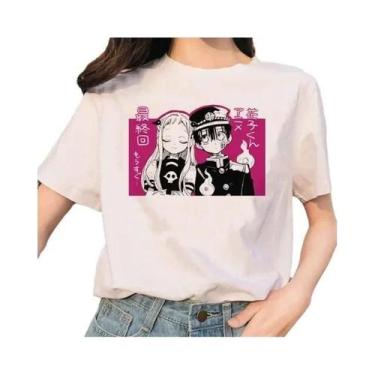 Imagem de Camiseta Feminina Harajuku Ullzang Hanako-Kun - Estampa Gráfica Anos 9