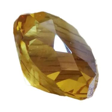 Imagem de Peso de Papel Colorido em Formato de Diamante (50mm) - Artesanato em P