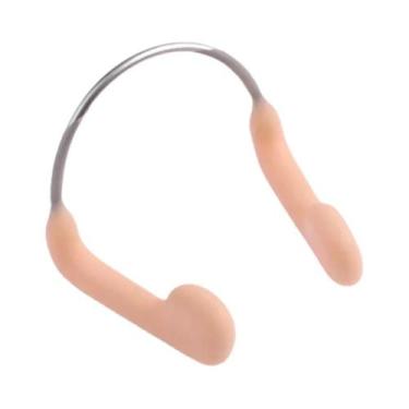 Imagem de Clipes de Nariz de Silicone para Natação - Anti-Asfixia (1 a 10 Peças)