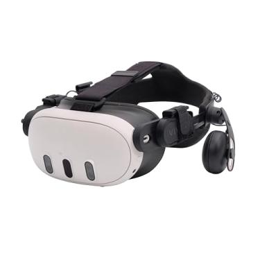 Imagem de DeadEyeVR Kit adaptador de pulseira de áudio de luxo para Oculus Quest 2 DAS FrankenQuest (Preto)