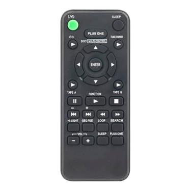 Imagem de AULCMEET Controle remoto de substituição RM-SF150 adequado para sistema estéreo compacto Sony HCD-F150 HCD-F150AV HCD-MC1 MHC-F150 MHC-FR10 MHC-MC1