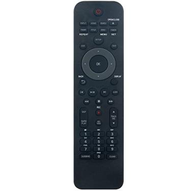 Imagem de Controle remoto de substituição NC254UH para gravador de DVD Philips/VCR DVDR3385V/F7 DVDR3385V