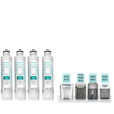 Imagem de Kit 04 Refis Filtro Electrolux Purificador Água Pe11b Pe11x - Hidrofil