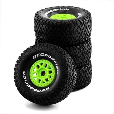 Imagem de 1/7 Modelo Rc Carro Pneus Off-road Rodas 135x59mm 17mm Adaptador Para 