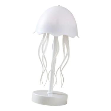 Imagem de Luminária de mesa medusa decorativa rgb sensível ao som  luz noturna l