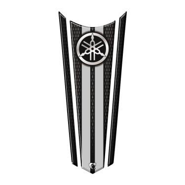 Imagem de Adesivo Faixa Gravata Resinado Tanque Moto Yamaha Preto