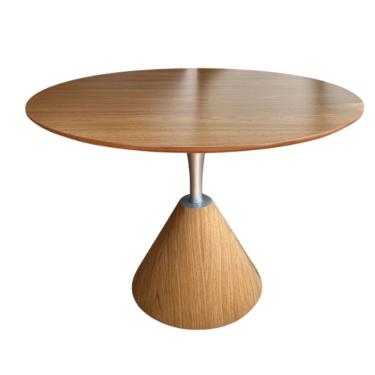 Imagem de Mesa De Jantar Cone Redonda Masp 80 Cm Tampo Freijó Base Freijó Cor Marrom