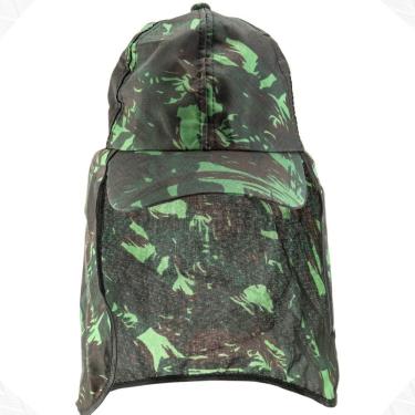 Imagem de Boné Com Proteção Solar Nuca Pescoço Pesca Chapéu Pescador