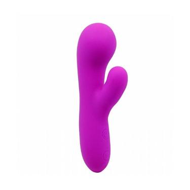 Imagem de Vibrador Ponto G E Estimulador De Clitóris 30 Vibrações Berger - Pretty Love - Magenta