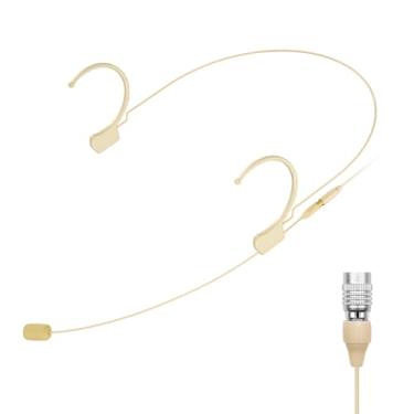 Imagem de KIMAFUN Microfone De Cabeça Profissional Com Condensador Suspenso Sobre A Orelha, Compatível Sistema Sem Fio Audio Technica, Transmissor Bolso, Para Apresentações, Teatro, Palestras - Beiget4