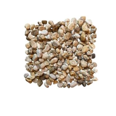 Imagem de Pedras Ornamentais Seixo Creme Pequeno 5kg Para Vaso Jardim Aquário E Lagos