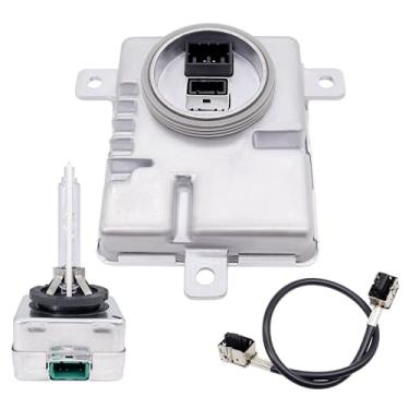 Imagem de HiSport Unidade de controle de farol de reator HID Xenon com kit de lâmpada D3S 35W 68170821AA compatível com Chrysler 300 2011-2020, inclui ignição e reator de farol