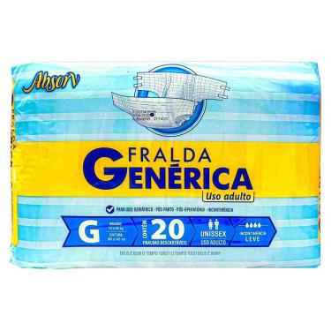 Imagem de Fralda Geriatrica Generica Absorv Mega