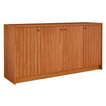 Imagem de Buffet Para Sala De Jantar 4 Portas Mdf 3 Prateleiras Lia Cimol - CIMO