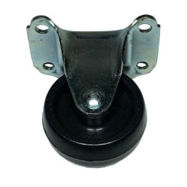Imagem de Rodizio Fixo Roda 41mm Pp Preta Placa/chapa 4 Furos - ABCMAIOR