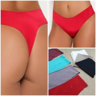 Imagem de tanga corte laser sem costura - Lingerie Moda Rio, Branco, M